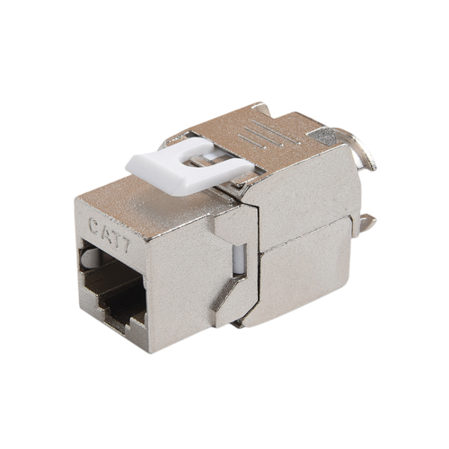 SMT-1061T8C7-FTP 180 Degree Shielded CAT7 Toolless Keystone Jack