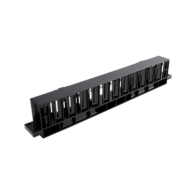 SMT-3010-12S-B 1U12 ring plastic cable manager