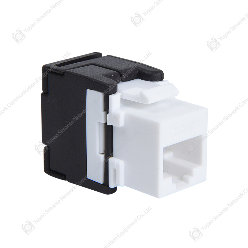 SMT-1033T8C6 180 Degree CAT6 Toolless Keystone Jack
