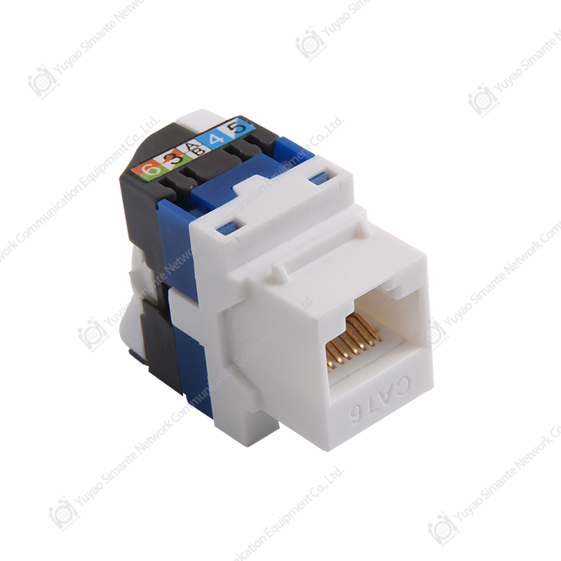 SMT-1042X8C6 CAT6 Keystone Jack Rotary Type